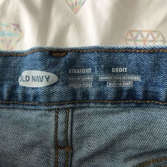 OLD Navy straight leg medium wash size 34 denim - Picture 4 of 5